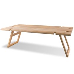Peer Sorensen Large Rectangular Folding Picnic Table Rubberwood - Portable and compact picnic table that is perfect for a group sharing grub and wine