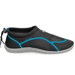 Mirage Kids Aqua Shoe Blue Black - Children's water shoe with mesh upper for quick drainage
