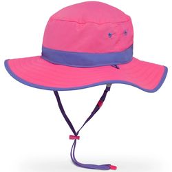 Sunday Afternoons Kids' Clear Creek Boonie Reversible Hat Hot Pink Iris − Can be reversed for two unique colourways. Two hats in one