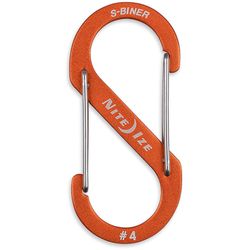 Nite Ize S−Biner Dual Carabiner Aluminium #4 Orange