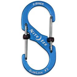 Nite Ize S−Biner Slidelock Carabiner Aluminium #3 Blue