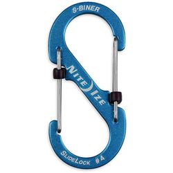 Nite Ize S−Biner Slidelock Carabiner Aluminium #4 Blue