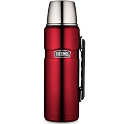 Thermos Stainless King Insulated 2L Flask Red − Double wall stainless steel