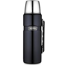 Thermos SS King Vacuum Insulated Flask 1.2L Midnight − Keeps liquid hot for 24 hours, cold for 24 hours