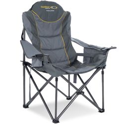 Outdoor Connection Burly Lumbar Chair Grey − Double layered 600 fabric