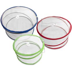 Australian RV Collapsible Food Covers 3Pk − Keeps your food safe from insects
