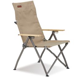 OZtrail Cape Series Recliner Chair − Lightweight and compact recliner chair with canvas fabric made from recycled plastic
