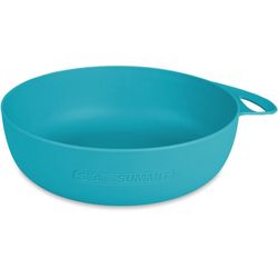 Sea to Summit Delta Bowl Blue - A tough and lightweight dish with  a thumb grip with carabiner loop