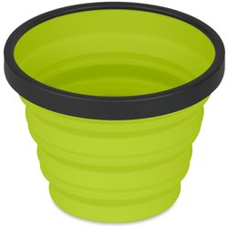 Sea to Summit X Cup Lime − Food grade silicone and rigid rim