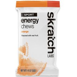 Skratch Labs Energy Chews Sport Fuel Orange − Supplement for on−the−go energy