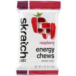 Skratch Labs Energy Chews Sport Fuel 50g Raspberry − Supplement for on−the−go energy