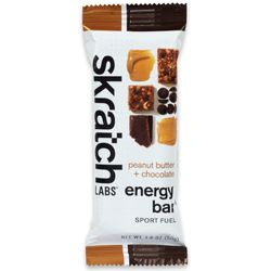 Skratch Labs Peanut Butter & Chocolate Energy Bar − Nutritional balanced energy and fuel for on the go