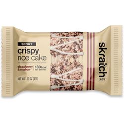 Skratch Labs Crispy Rice Cake Strawberry & Mallow − Light & crispy treat for energy on the go