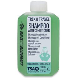 Sea to Summit Shampoo with Conditioner 100ml − Biodegradable, super−concentrated formula conditioning shampoo in a 100ml bottle