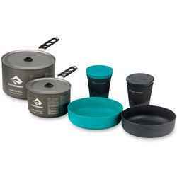 Sea to Summit Alpha 2 Pot Cook Set 2.2 − A space−saving camp kitchen set for two