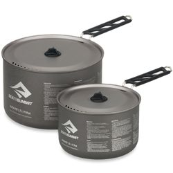 Sea to Summit Alpha 2 Pot Cook Set − Lightweight pot set that includes the 1.2L + 2.7L Alpha Pots