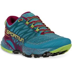 La Sportiva Akasha II Women's Shoe Topaz Red Plum − Trail running shoe with a great blend of cushion, responsiveness and outsole traction