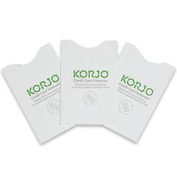 Korjo Credit Card Defender 3 Pack − Shield your cards from RFID readers