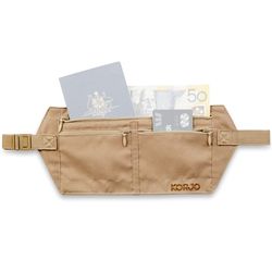 Korjo RFID Blocking Money Belt − Protect your valuables as well as your digital identity