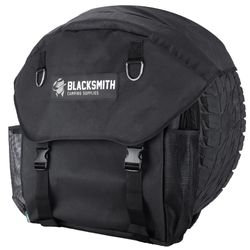 Blacksmith Camping Supplies Australian Made 4WD Wheel Bag Black Black − Made from Dynaproofed™ 370gsm Australian made canvas on the outside