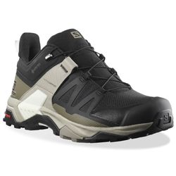 Salomon X Ultra 4 GTX Men's Shoe Black Vintage Kaki Vanilla Ice − Hiking shoe with lightweight construction, waterproof protection and durability