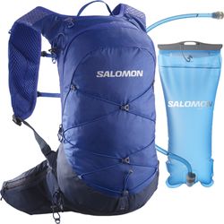Salomon XT 15 Backpack with 2L Bladder Surf The Web Black Iris − Spacious 15−litre daypack with 2−litre bladder included