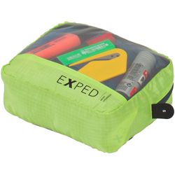 Exped Mesh Organiser UL Small 2.25L Lime − Lightweight flat bag made of air−permeable, transparent mesh material