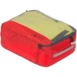 Exped Mesh Organiser UL Large 18L Ruby Red − Lightweight flat bag made of air−permeable, transparent mesh material
