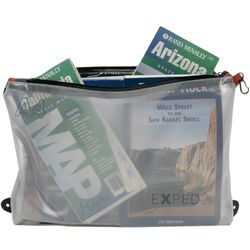 Exped Vista Organiser A4 − Splash−proof, lightweight, transparent flat bag for versatile use