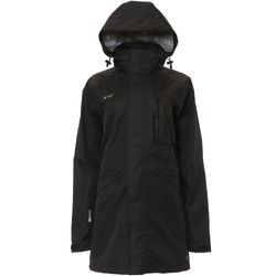 XTM Performance Innisfail Tri−Layer 3/4 Length Rain Jacket Black − Waterproof and breathable 3/4 length unisex rain jacket