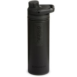 Grayl UltraPress Water Filter & Purifier Bottle Covert Black − Compact and easy−to−use water filtration bottle