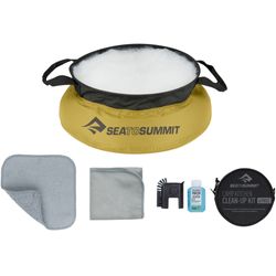 Sea to Summit Camp Kitchen Clean−Up Kit − 6 Piece Set − Convenient, lightweight, all−in−one camp kitchen washing kit