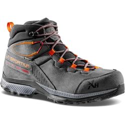 La Sportiva TX Hike Mid Leather GTX Men's Boot Carbon Hawaiian Sun − Leather boot for hiking made with eco−friendly components