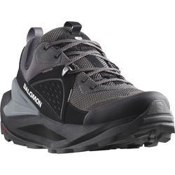Salomon Elixir GTX Men's Shoe Black Magnet Quiet Shade − Low−cut hiker with superior cushioning and reverse camber sole geometry