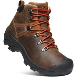 Keen Pyrenees WP Mid Wmn's Boot Syrup − Classic all−leather European hiking boot with modern waterproof/breathable technology