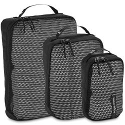 Eagle Creek Pack−It Reveal Cube Set (XS / S / M) Black − Keep belongings organized inside any piece of travel luggage