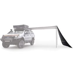 OZtrail Blockout Awning Front Wall 2.5m − Reduces temperatures up to 10 degrees and blocks 95% of light
