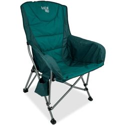 BlackWolf Highback Action Camping Chair Quetzal Green − High−backed, wide padded seat built for comfort